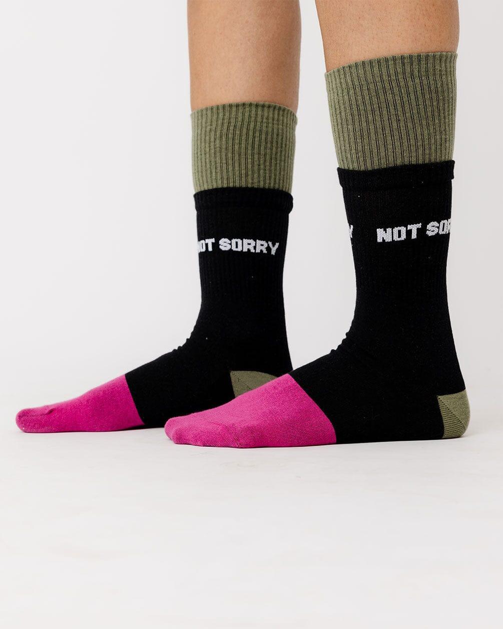 Not Sorry Neck Socks