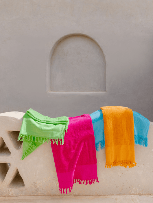 Beach Towel with Tassels 90x180cm