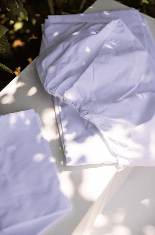 White Percale Fitted Sheet