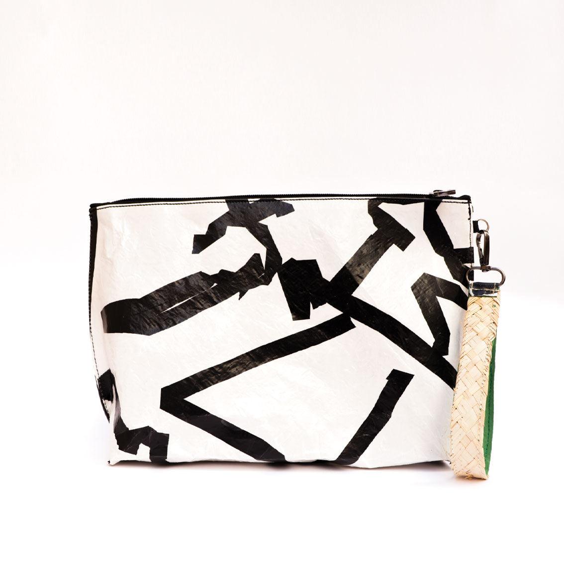 Beach Clutch - White Confetti