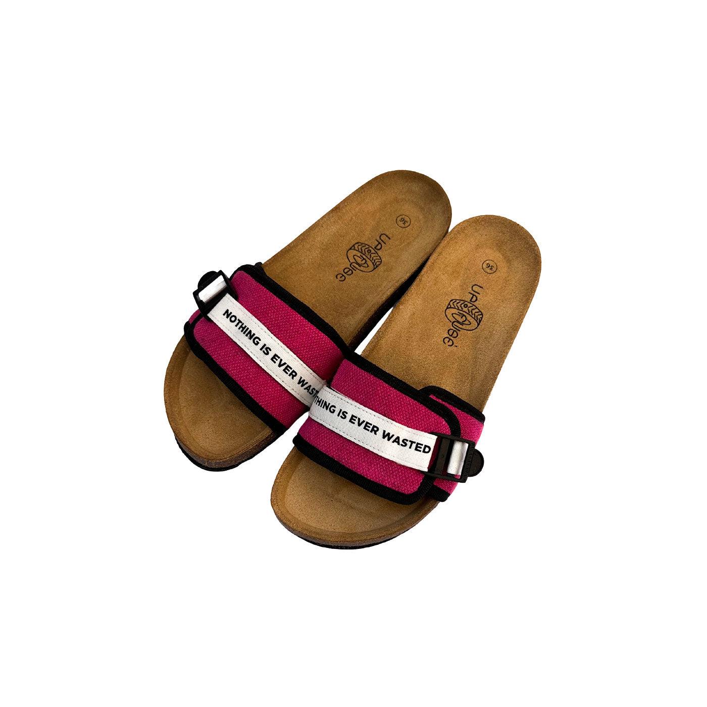 Footprint Slippers - Pink