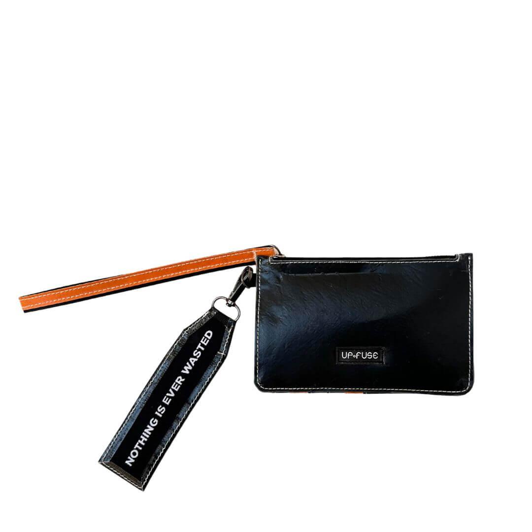 Pocket Wallet- Orange Black