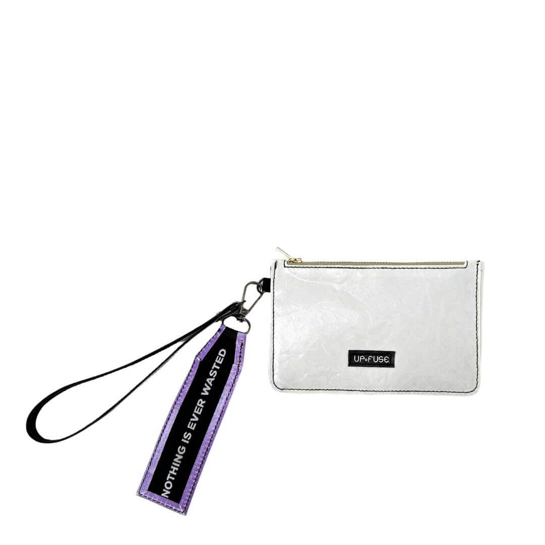 Pocket Wallet- Purple White