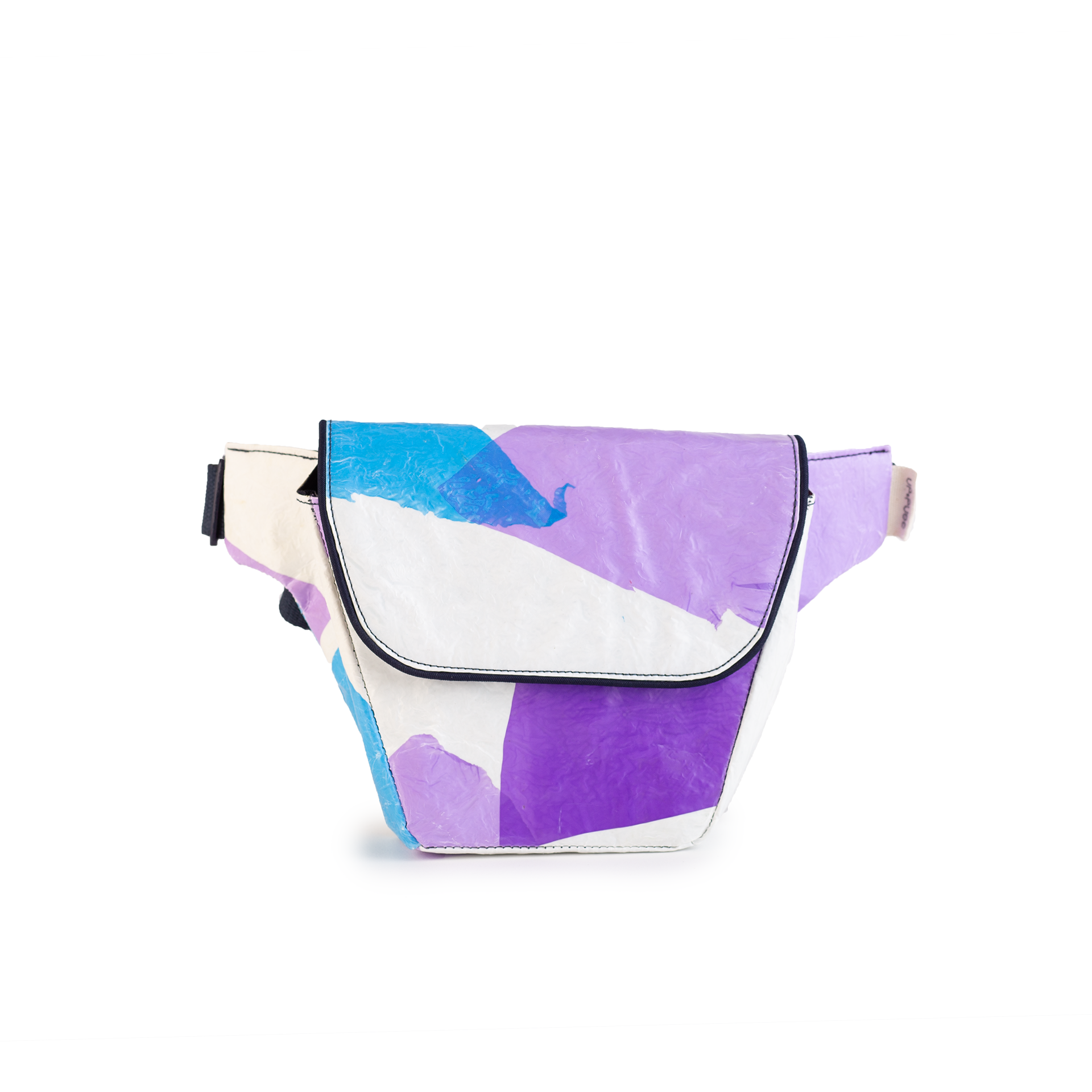 Candy Waist Bag - Purple Squares